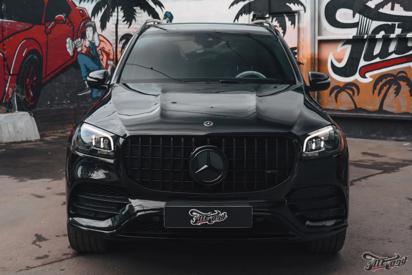 Что мы сделали с Mercedes GLS 400d? Часть 2: тотальный антихром экстерьера